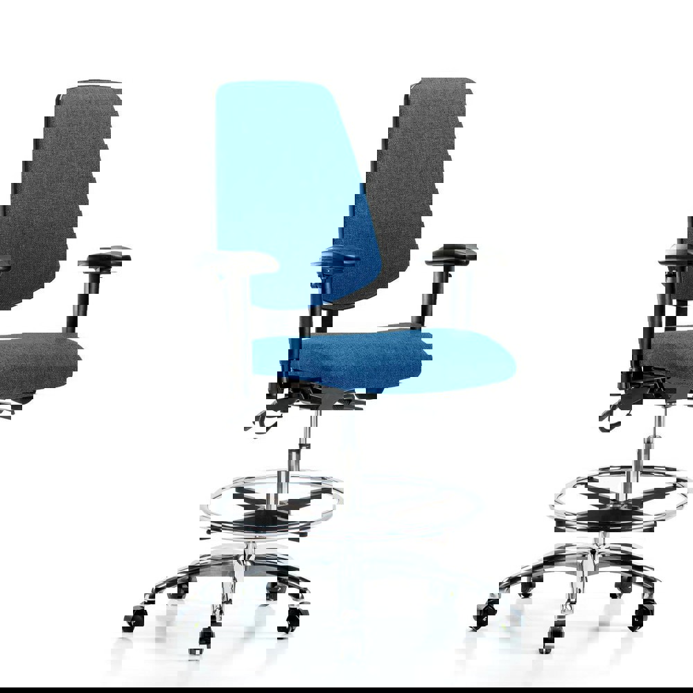 Task Chair: Conductive Cloth, Blue